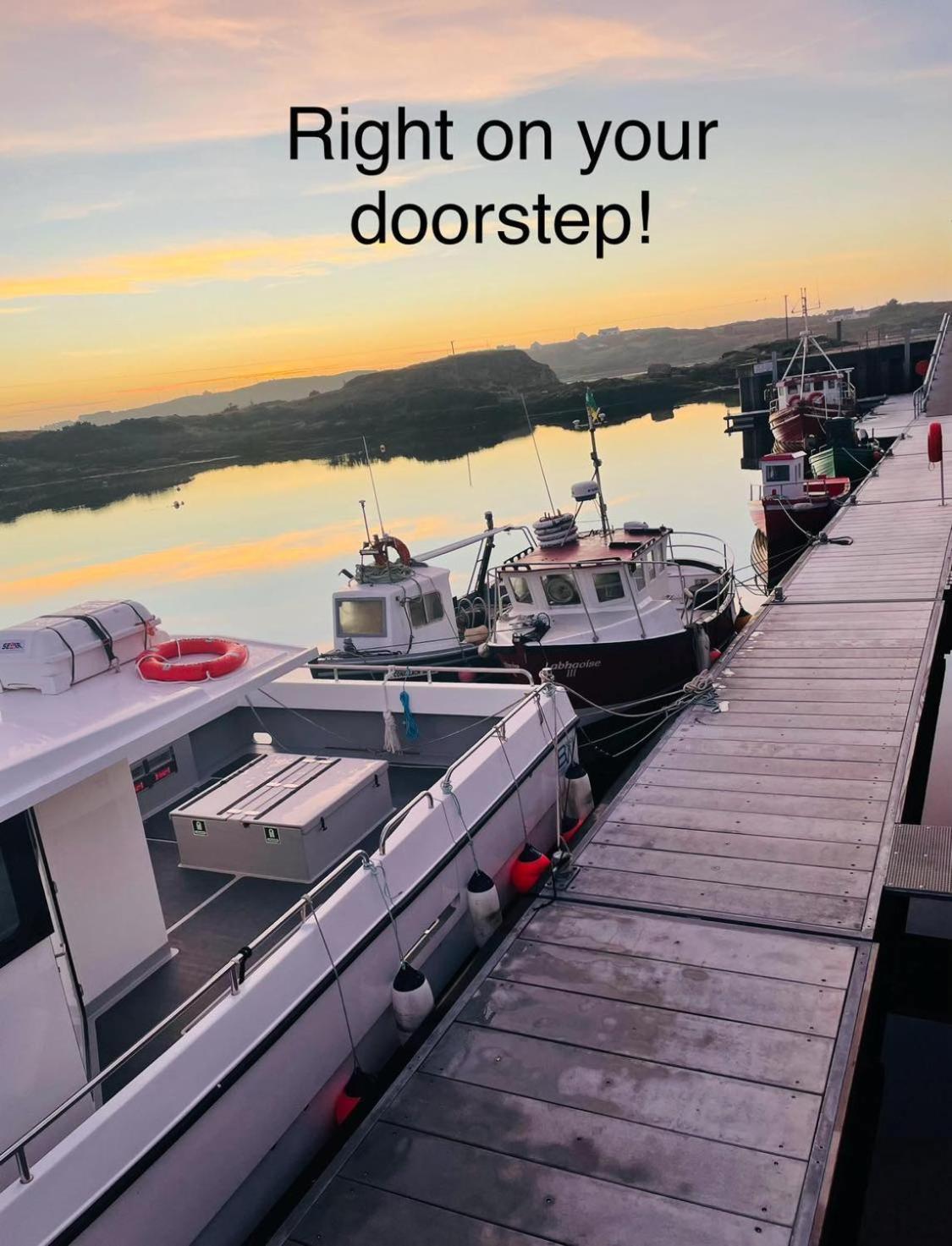 The Old Boathouse At Bunbeg Harbour Apartamento Exterior foto